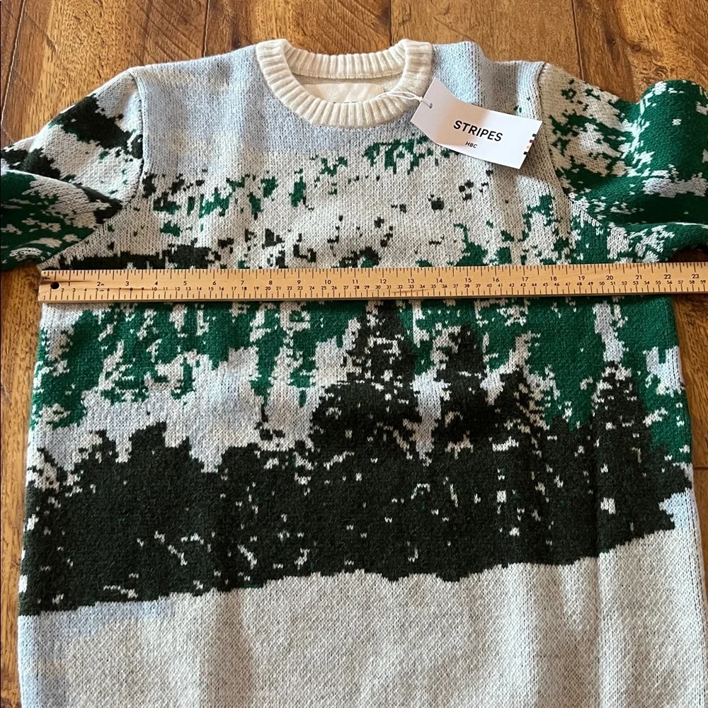 NWT HBC Stripes Medium Sweater - Picture 6 of 12